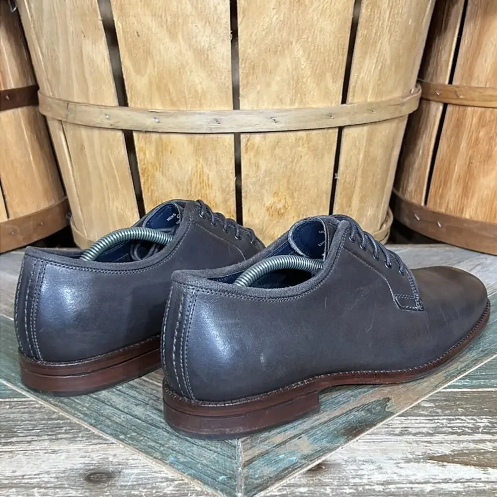 Cole Haan Warner Grand Postman Burnished Gray Leather Oxfords Shoes Mens 9.5